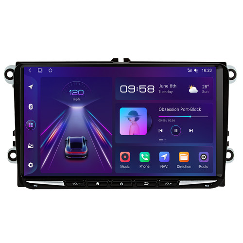 128gb android radio - 6+128gb, gps