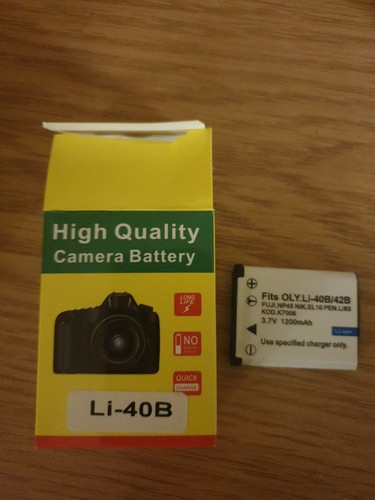 Batteria fotocamera 40b - 2x, li-40b